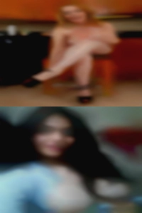 Horny woman forces sex naked women for man.
